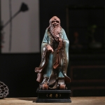 【广博多才】新中式紫砂老子摆件