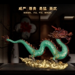 【福禄富贵】铜龙生意兴隆摆件（中号）