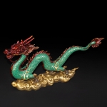 【福禄富贵】铜龙生意兴隆摆件（中号）