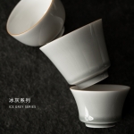 【素雅灵动】冰灰品茗杯