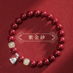 朱砂福粽手串