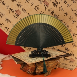 古风绢布折扇