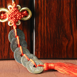 【老铜真版】新年中国结五帝钱（当代）