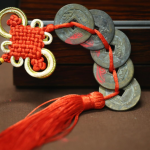 【老铜真版】中国结祈福五帝钱