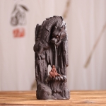 禅意中式仿古盘龙吐雾倒流香炉摆件