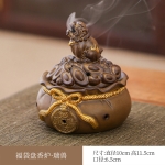 陶瓷香道仿古香炉复古摆件