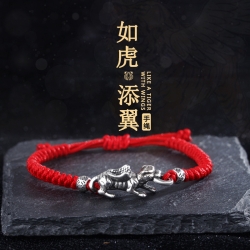 如虎添翼虎咬钱国风吉祥手绳