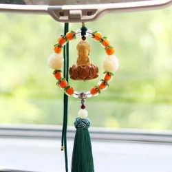 菩提莲花事事如意车挂件