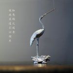 【龟鹤同春】龟鹤延年纯银香插---价格问题