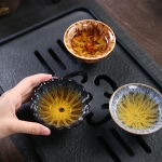 窑变茶杯套装陶瓷品茗杯