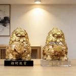 灵兽旋转狮子摆件