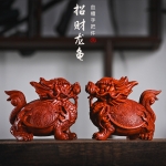 【招财镇宅】血檀木龙龟小摆件