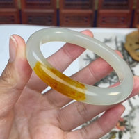 甄选 和田玉 俏色 手镯