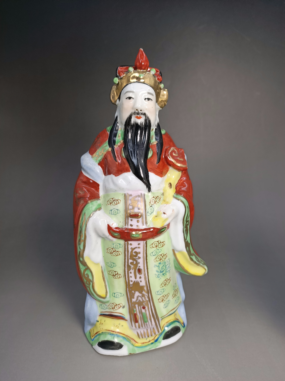 60年代左右粉彩福禄寿三星造像-玄商拍客-拍卖