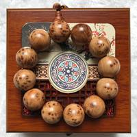 *品精美雀眼儿陈化料太行崖柏12珠
