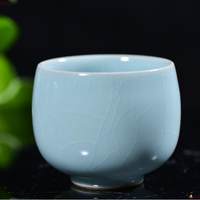 汝瓷 冰裂釉 手工主人杯