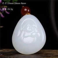 和田玉弥勒佛 佛引福来