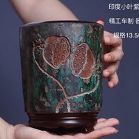 印度小叶紫檀   笔筒