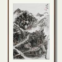 国画画院 许文宾 《秋山河道》