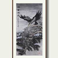 当代潜力收藏画家 张萧贤 《鸿业腾飞》           