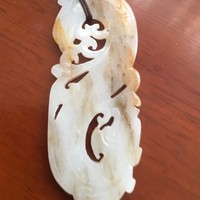龙凤玉佩挂件