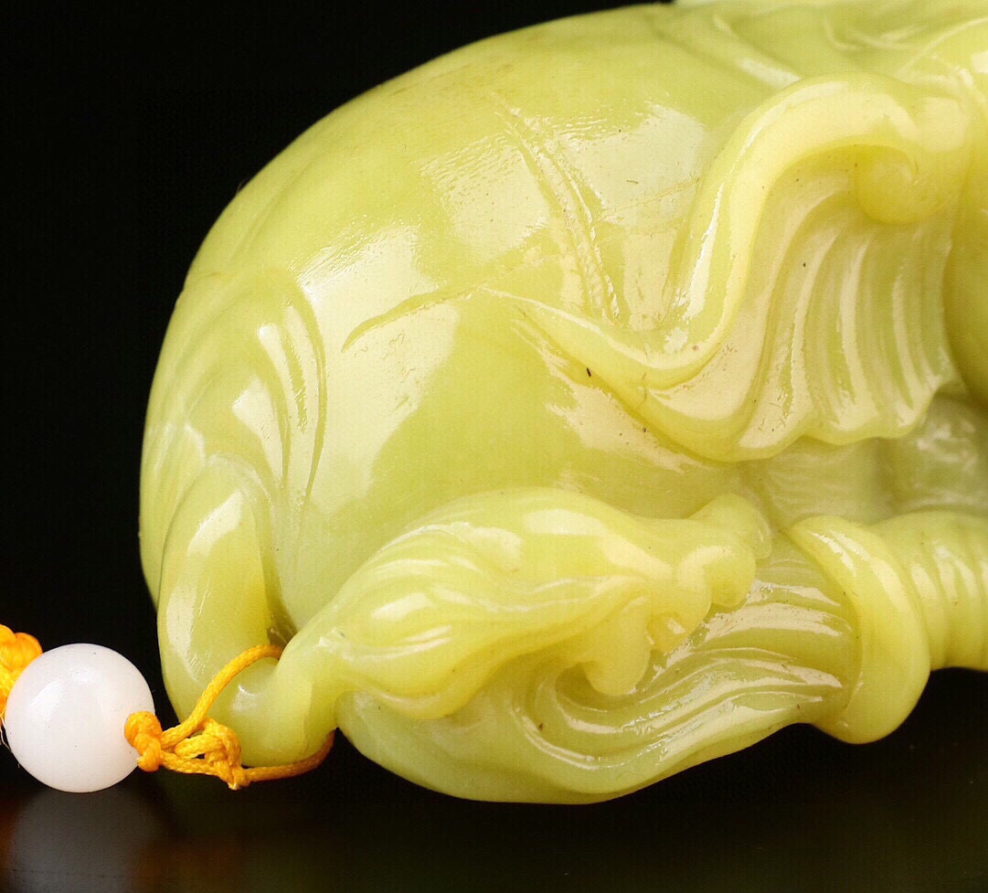 寿山石艾叶绿大象-玄商拍客-拍卖