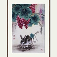 中国工笔画协会 高慧 《花鸟》