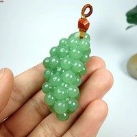 和田玉 碧玉 多子多福 硕果累累挂件