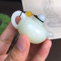 甄选 和田玉 把把壶