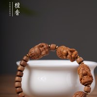 印度 檀香  四不佛   手串
