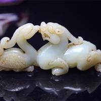 和田玉 回流瑞兽摆件