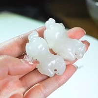 精选 和田玉 马到成功一对