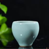 非物质文化遗产 汝瓷 豆绿釉 主人杯
