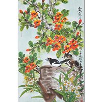 [参展作品]美协会员 扈本询《岁寒三友》   
