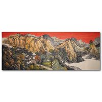 苗霖/美协会员《山水》  