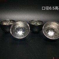 【当代手作】 窑变敛口盏四只