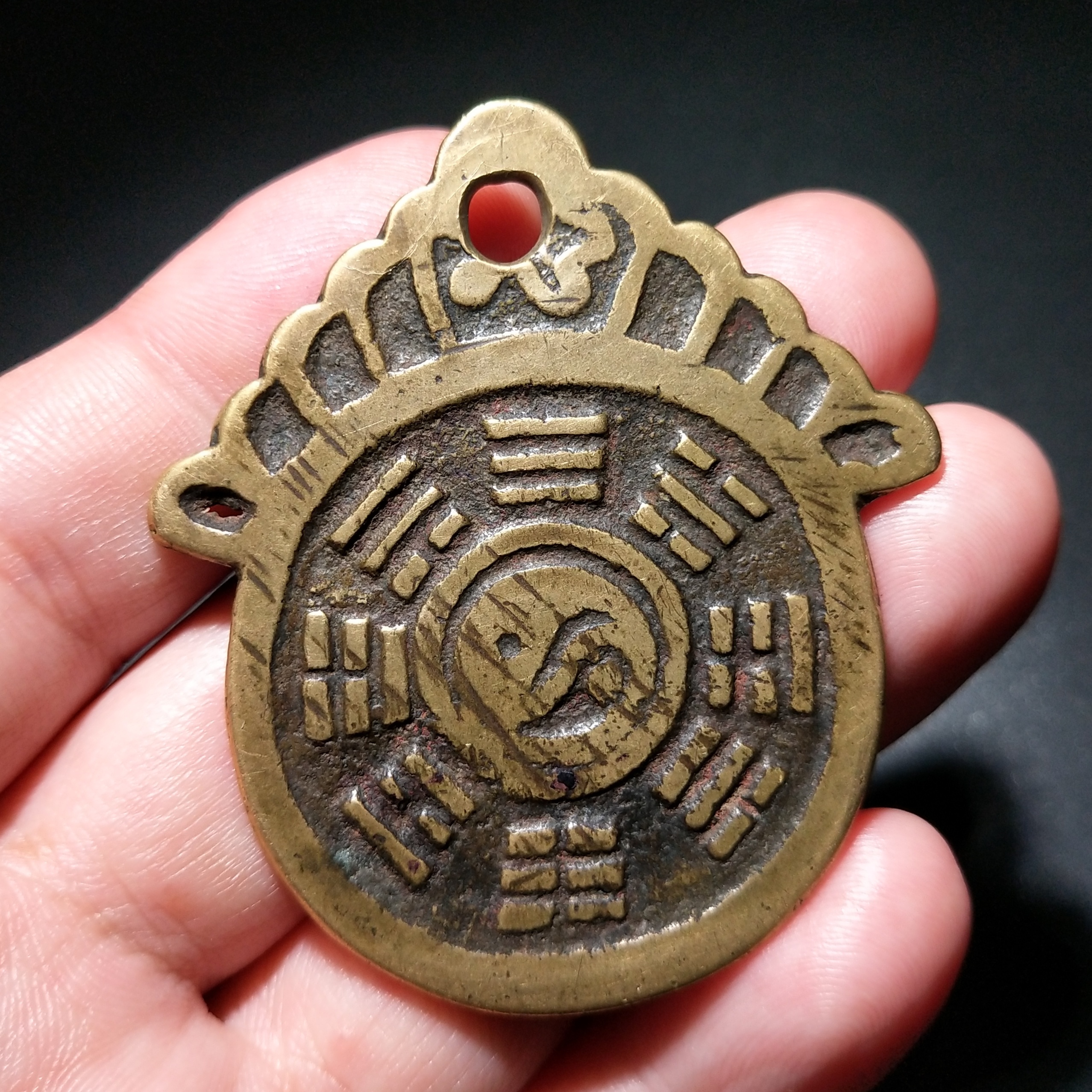 图录号012 天官赐福八卦挂花-玄商拍客-拍卖